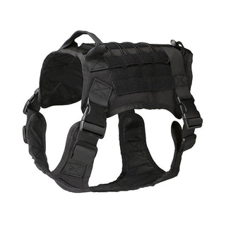 Buy black Rottweiler Tactical Harness Military Army Tactical Service Dog