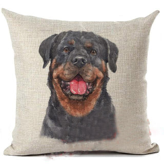 Rottweiler Living Room Decorative Pillow