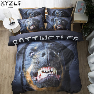 Rottweiler Dog Soft Cotton Bedding Set