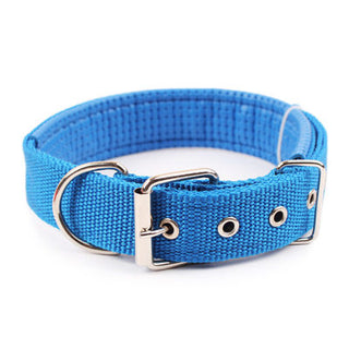 Buy blue Rottweiler Comfortable Adjustable Nylon Strap  Collar